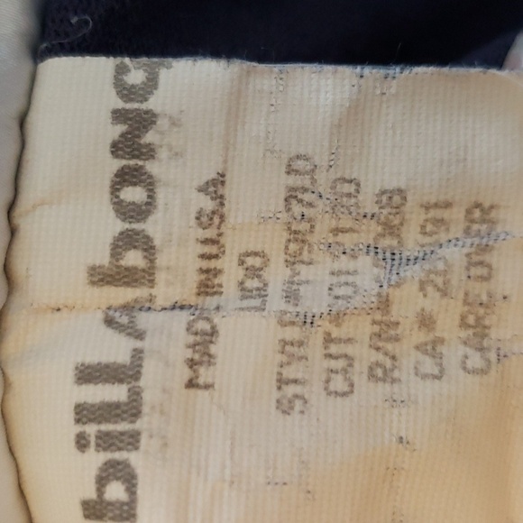 Billabong Vintage 90's Navy Blue Contrast Stitch Lido Polo Shirt Size Large - Picture 8 of 10